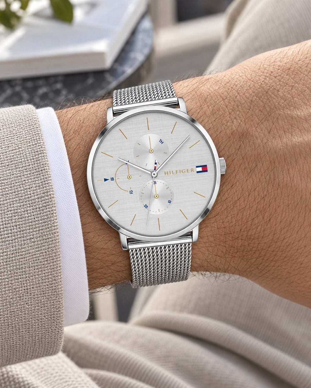Tommy Hilfiger watch 1781942 worn on wrist