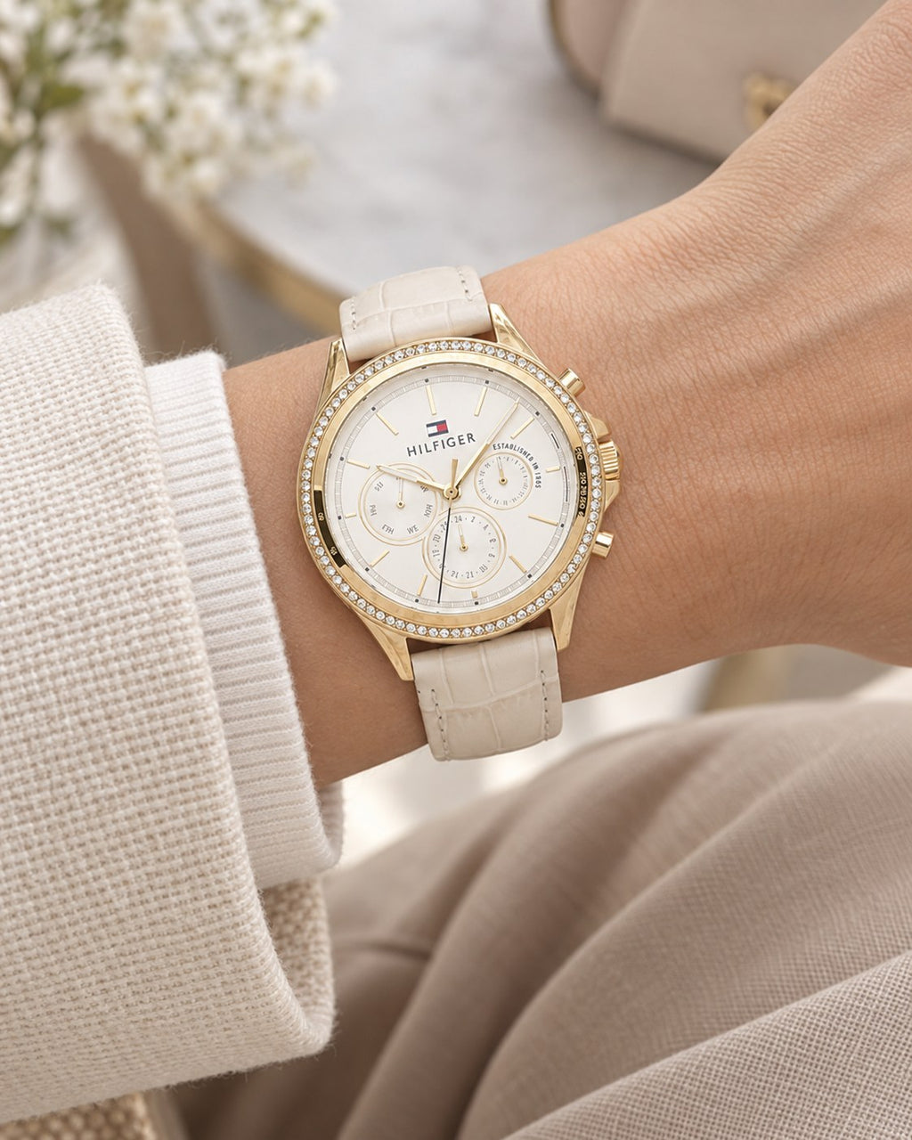 Tommy Hilfiger watch 1781982 worn on wrist
