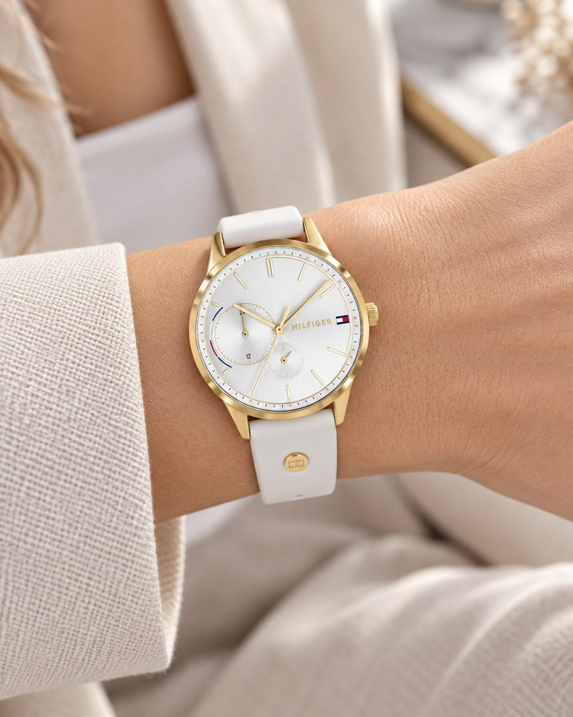 Tommy Hilfiger watch 1782018 worn on wrist