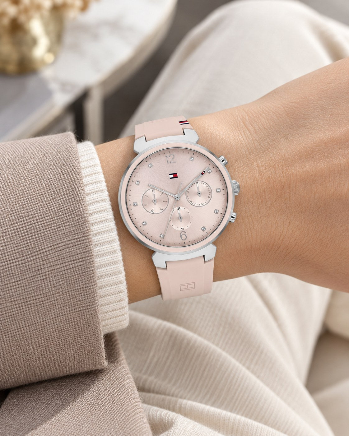 Tommy Hilfiger watch 1782343 worn on wrist