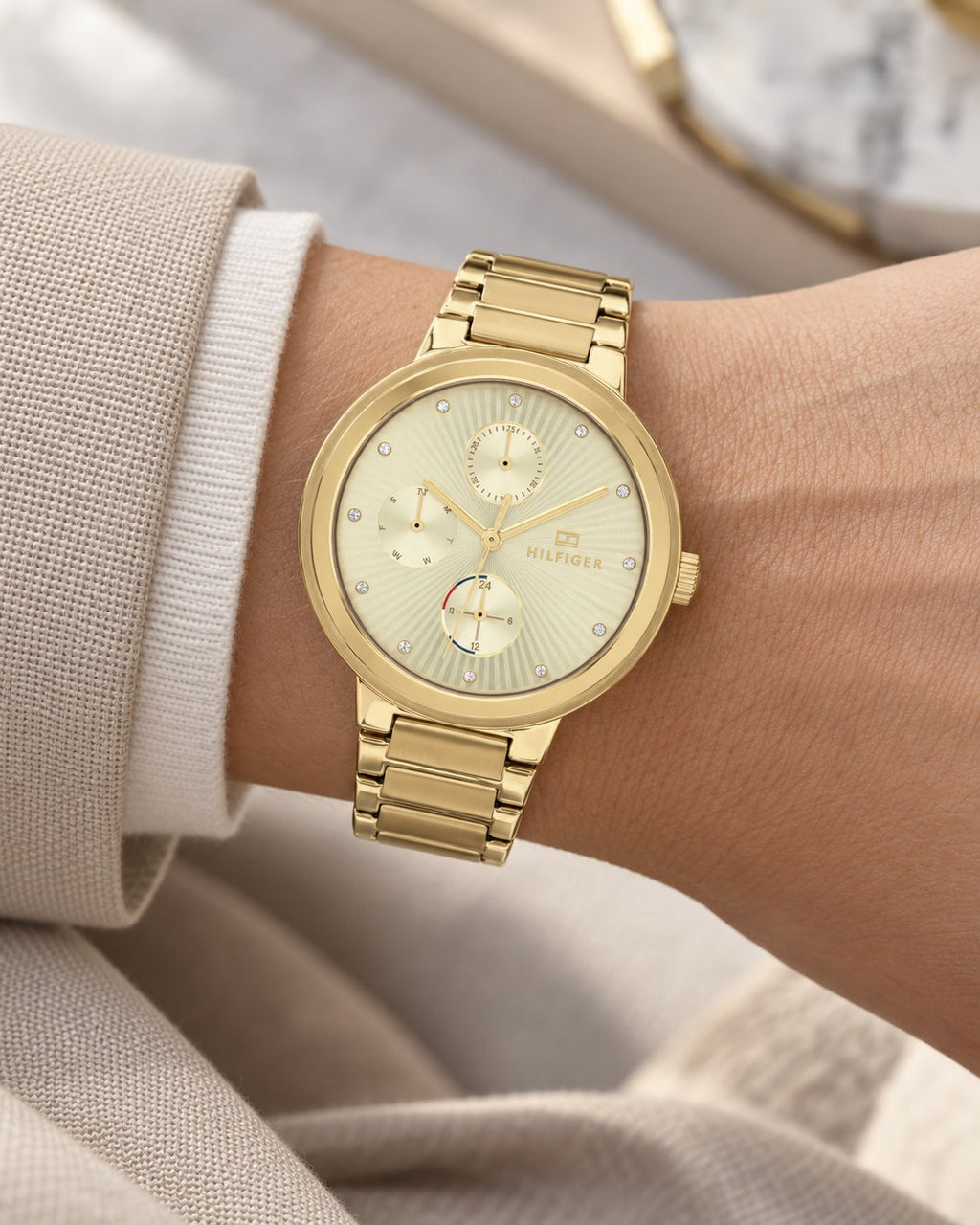 Tommy Hilfiger watch 1782536 worn on wrist