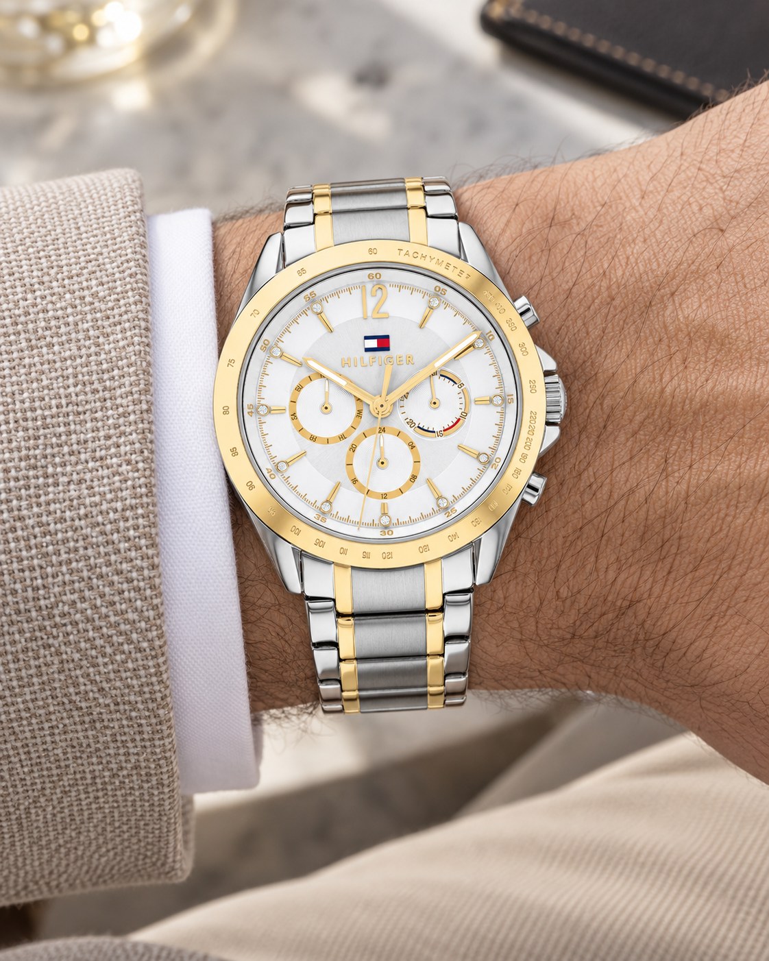 Tommy Hilfiger watch 1782555 worn on wrist