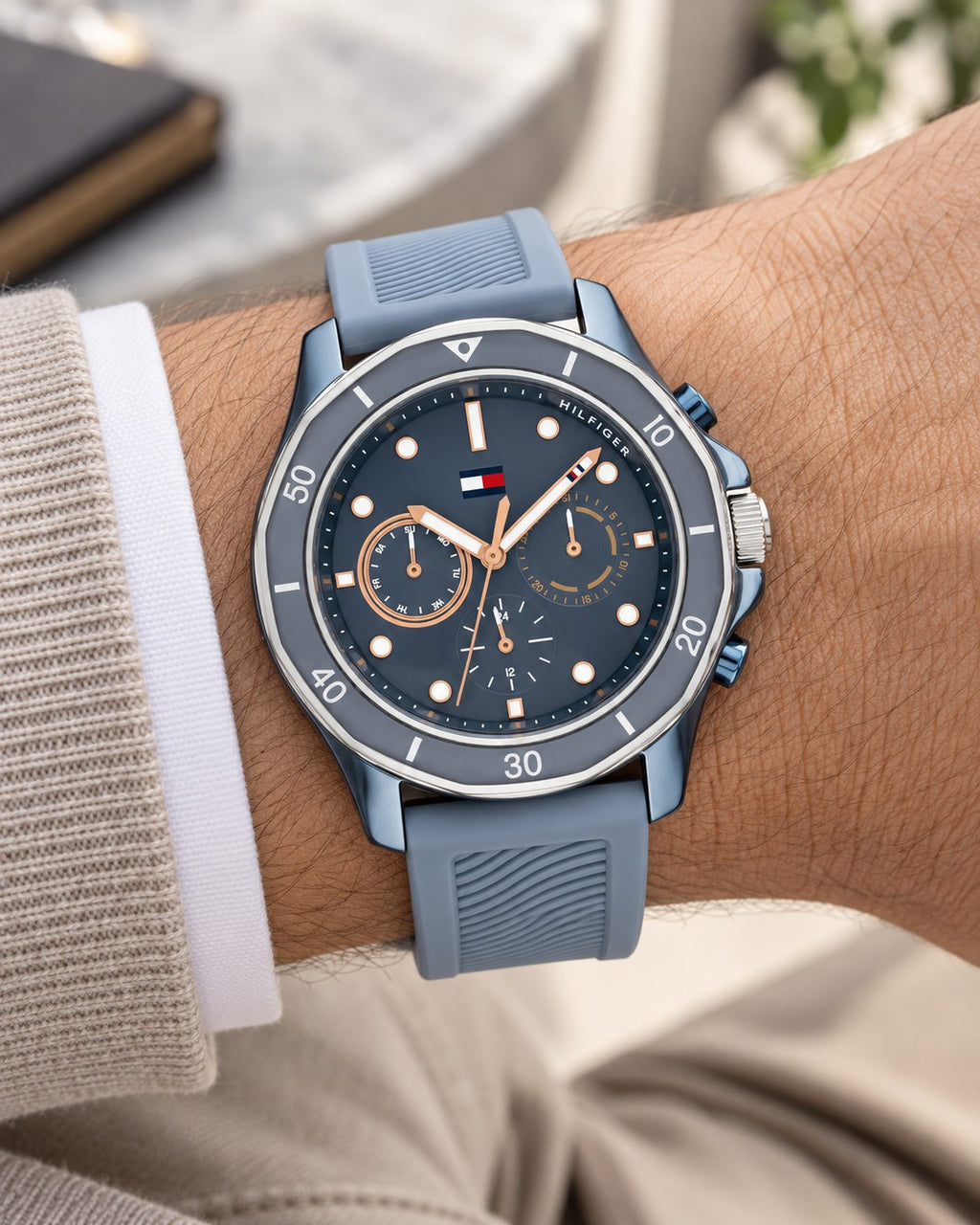 Tommy Hilfiger watch 1782571 worn on wrist