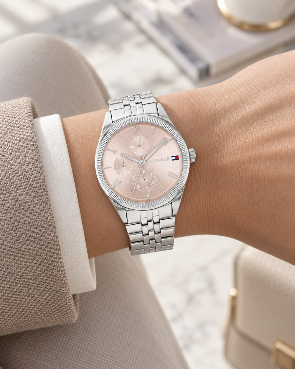 Tommy Hilfiger watch 1782590 worn on wrist