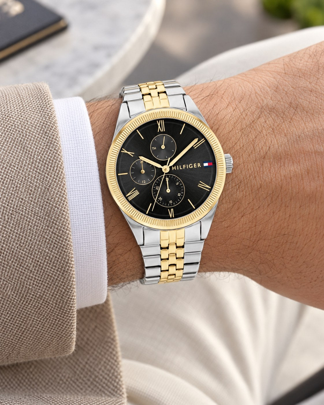 Tommy Hilfiger watch 1782591 worn on wrist