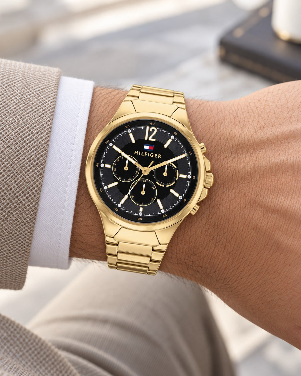 Tommy Hilfiger watch 1782599 worn on wrist