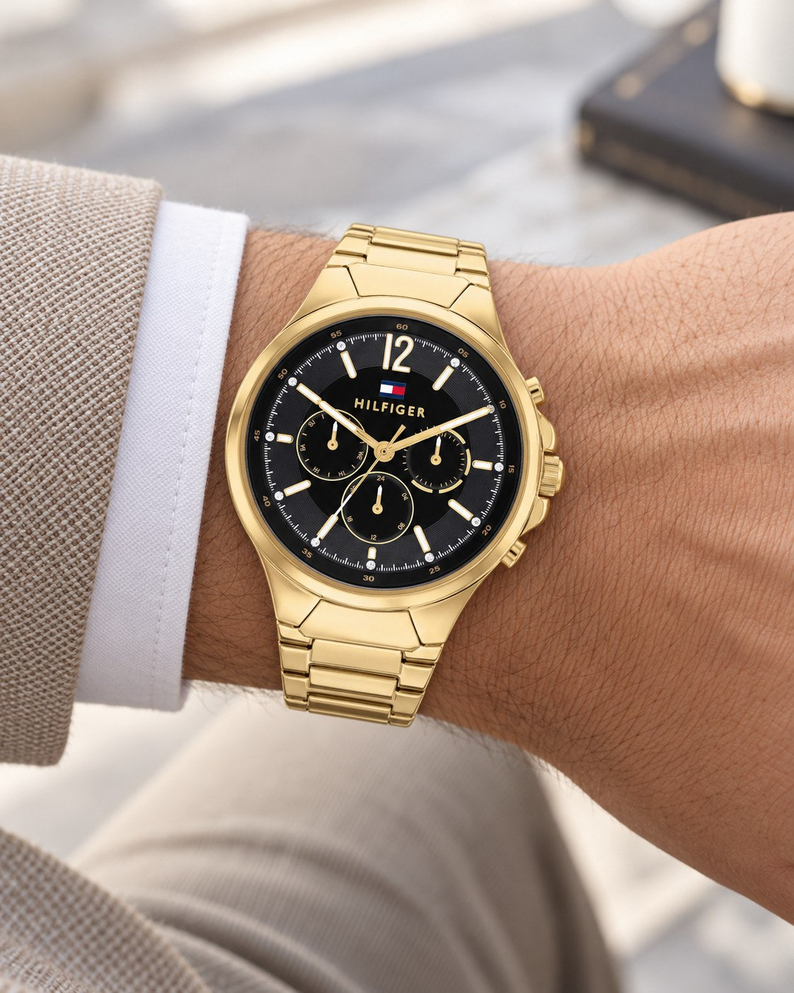Tommy Hilfiger watch 1782599 worn on wrist