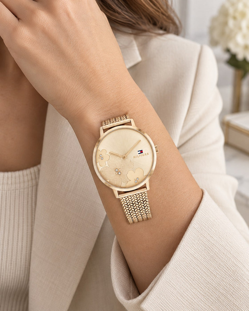 Tommy Hilfiger watch 1782603 worn on wrist
