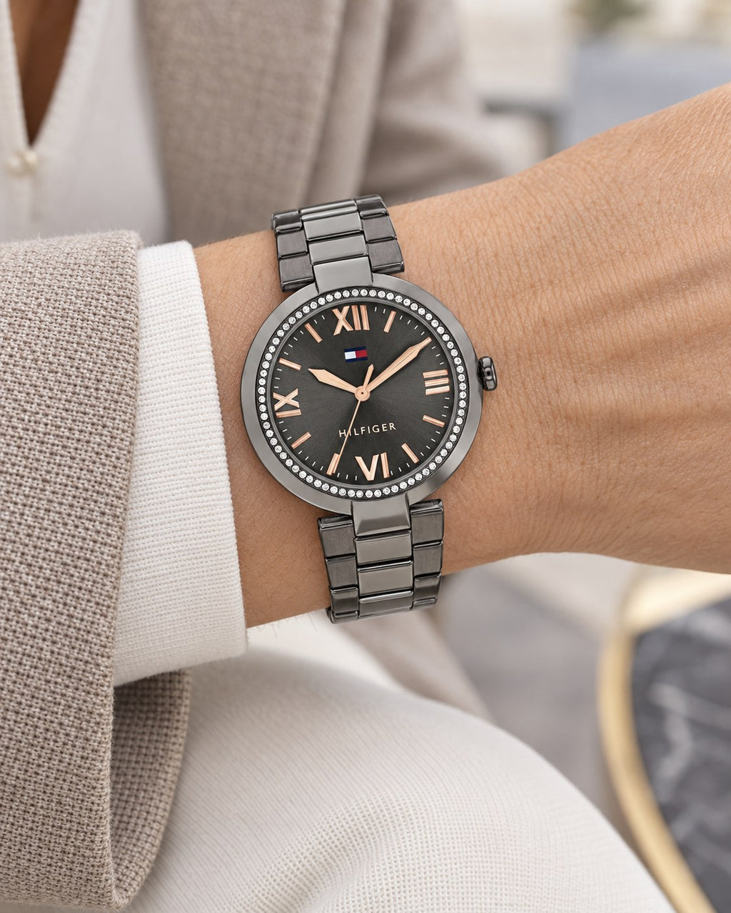 Tommy Hilfiger watch 1782630 worn on wrist