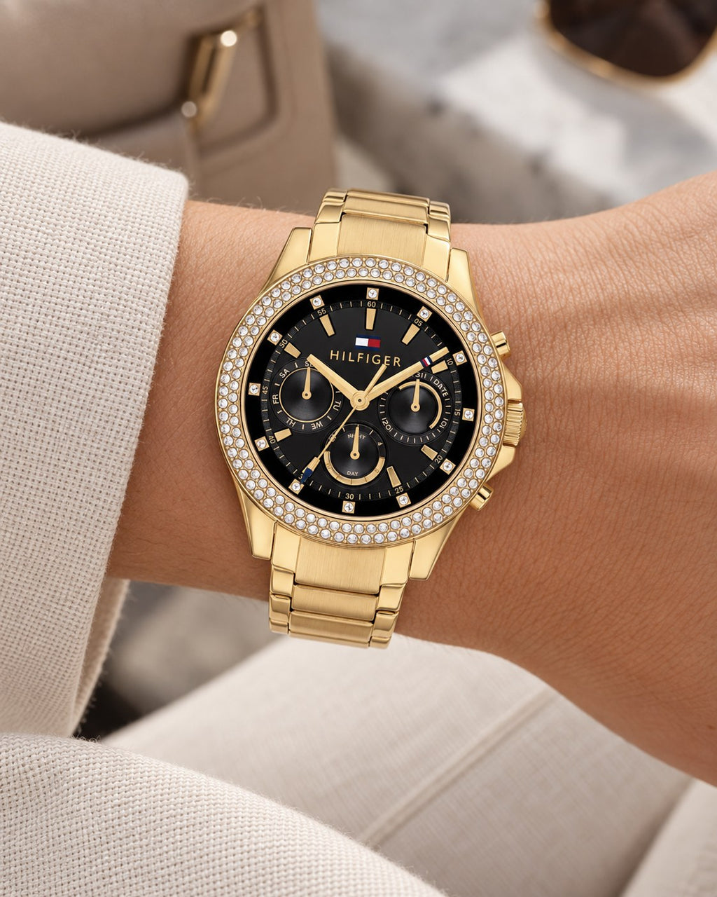 Tommy Hilfiger watch 1782676 worn on wrist