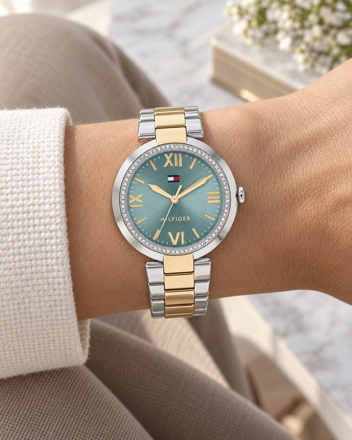 Tommy Hilfiger watch 1782680 worn on wrist