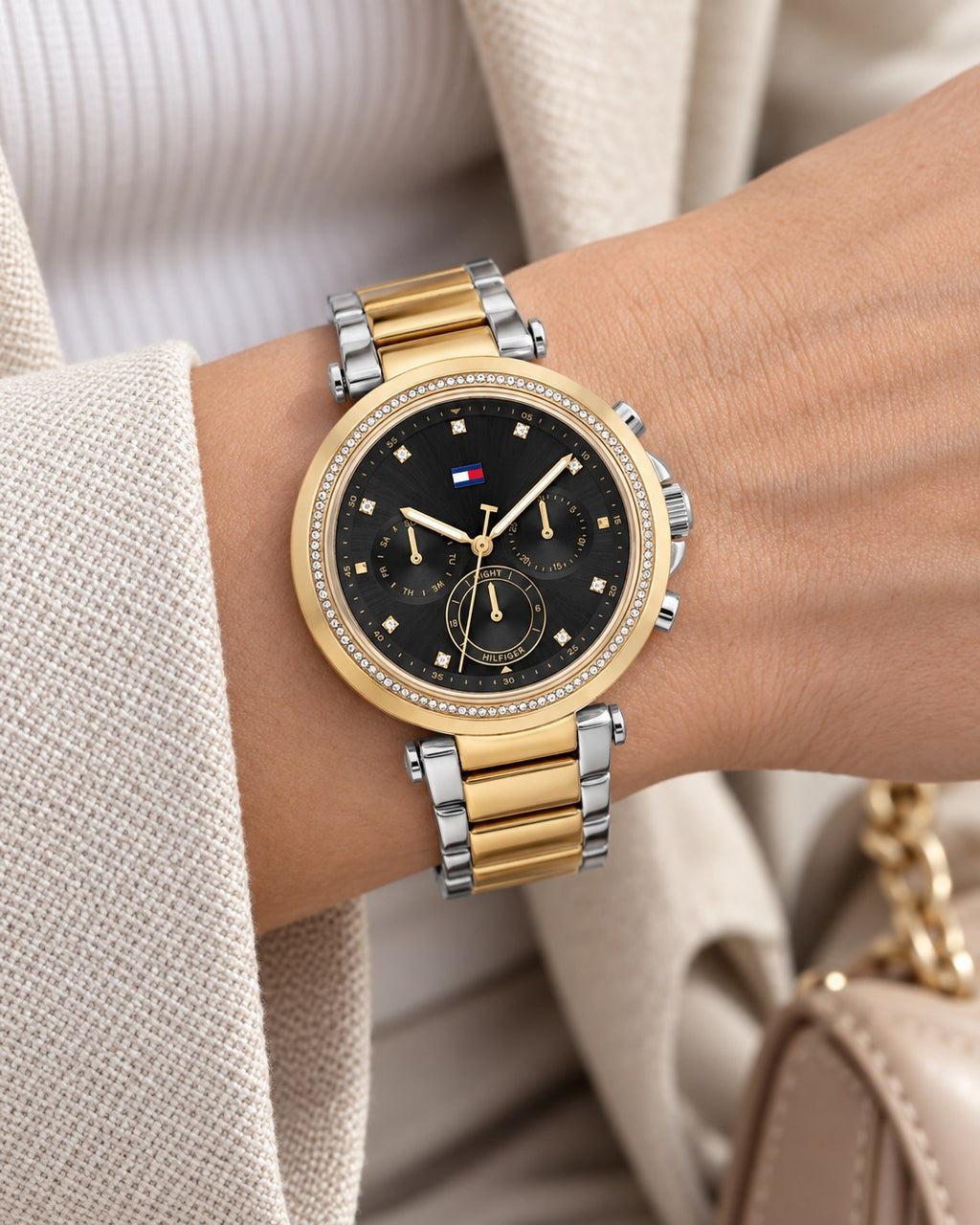 Tommy Hilfiger watch 1782702 worn on wrist