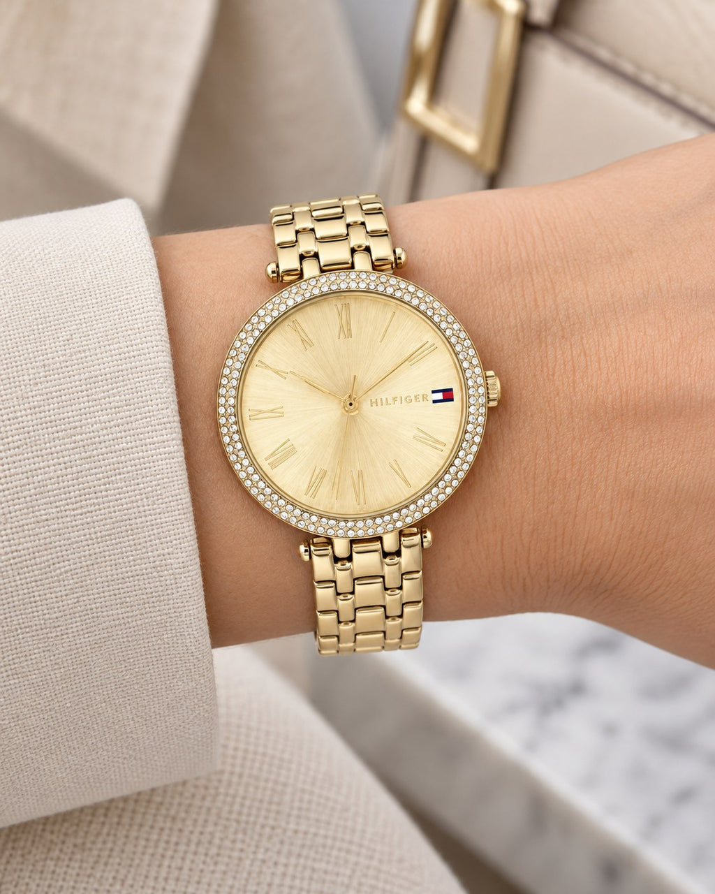 Tommy Hilfiger watch 1782718 worn on wrist