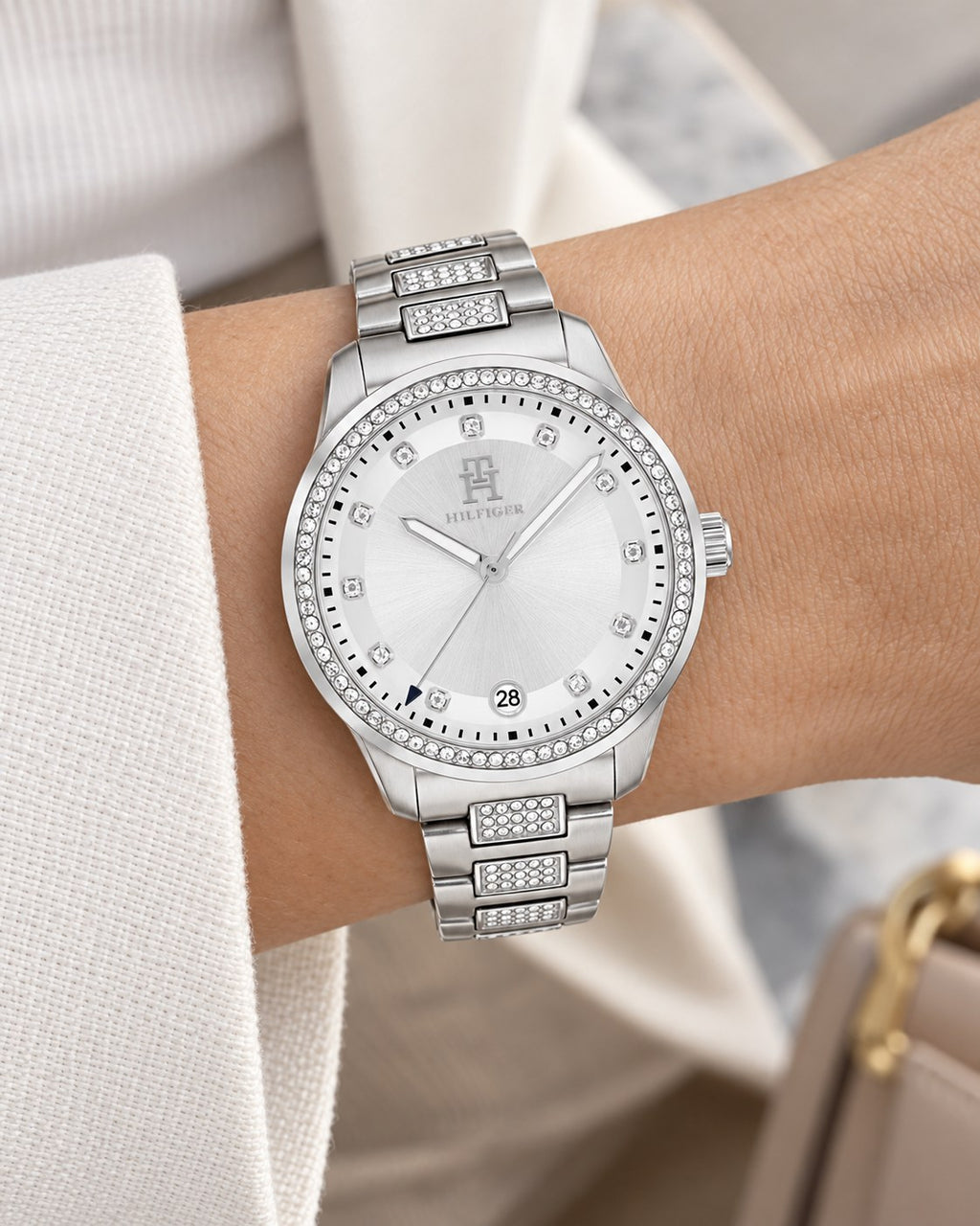 Tommy Hilfiger watch 1782757 worn on wrist