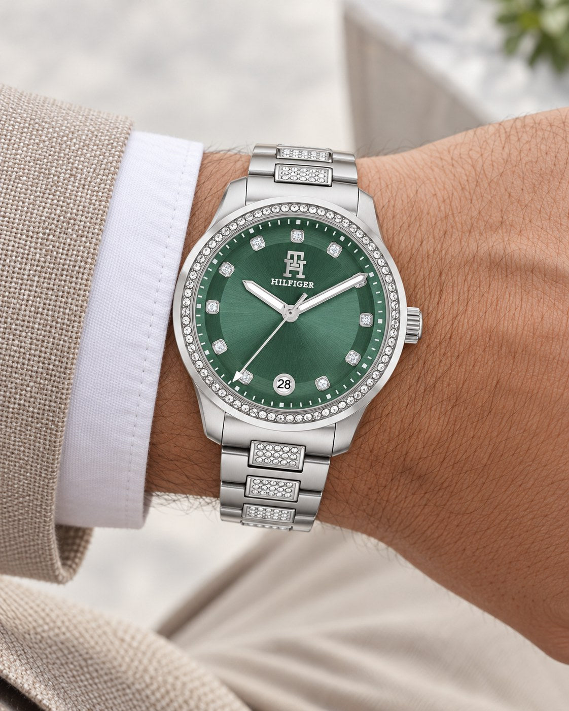 Tommy Hilfiger watch 1782759 worn on wrist