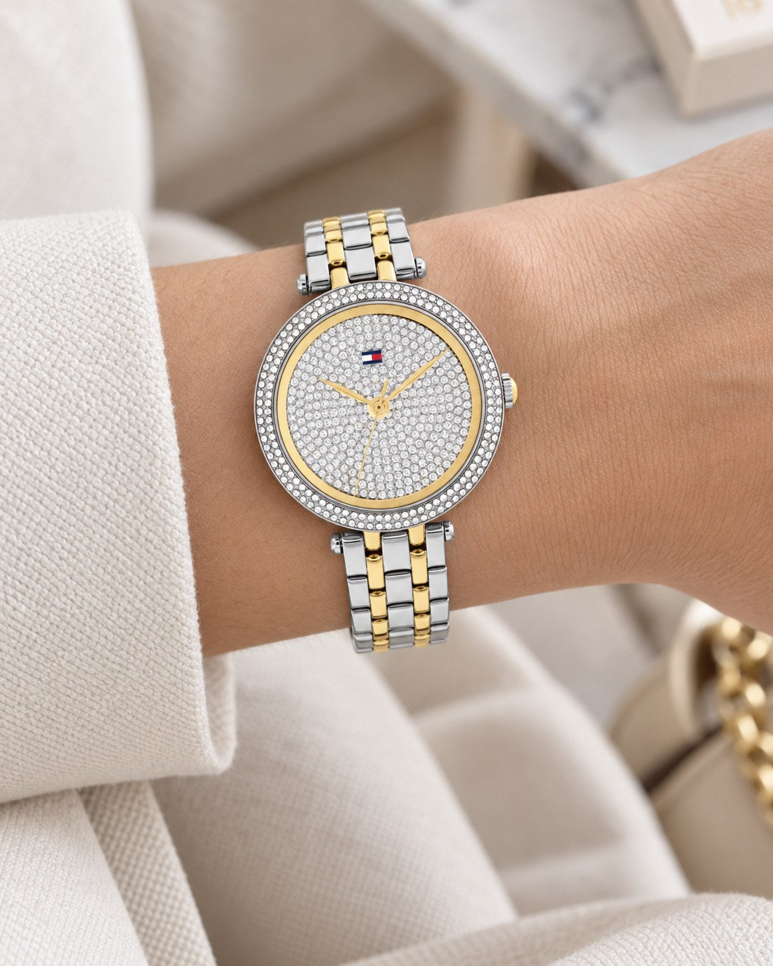 Tommy Hilfiger watch 1782760 worn on wrist