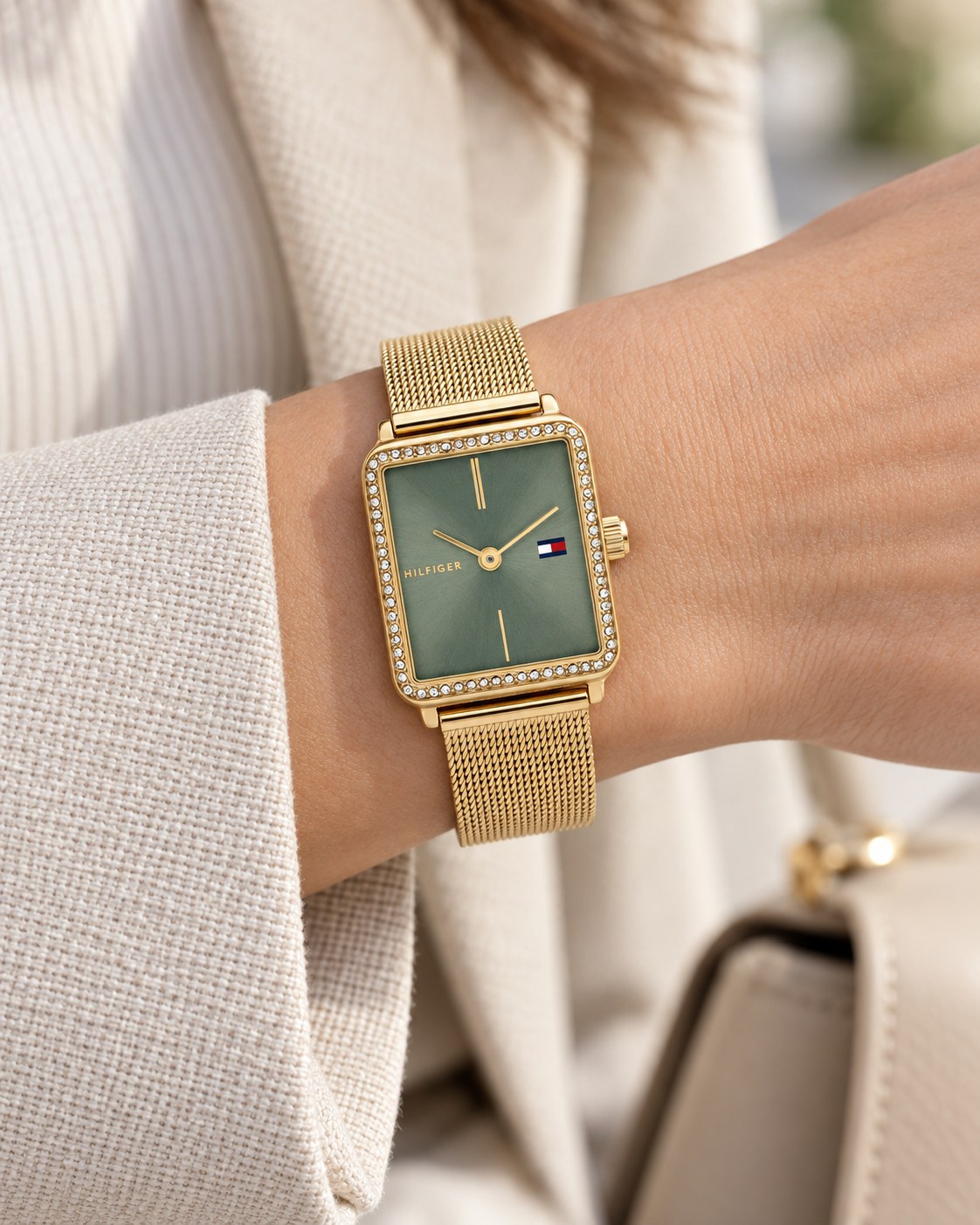 Tommy Hilfiger watch 1782791 worn on wrist