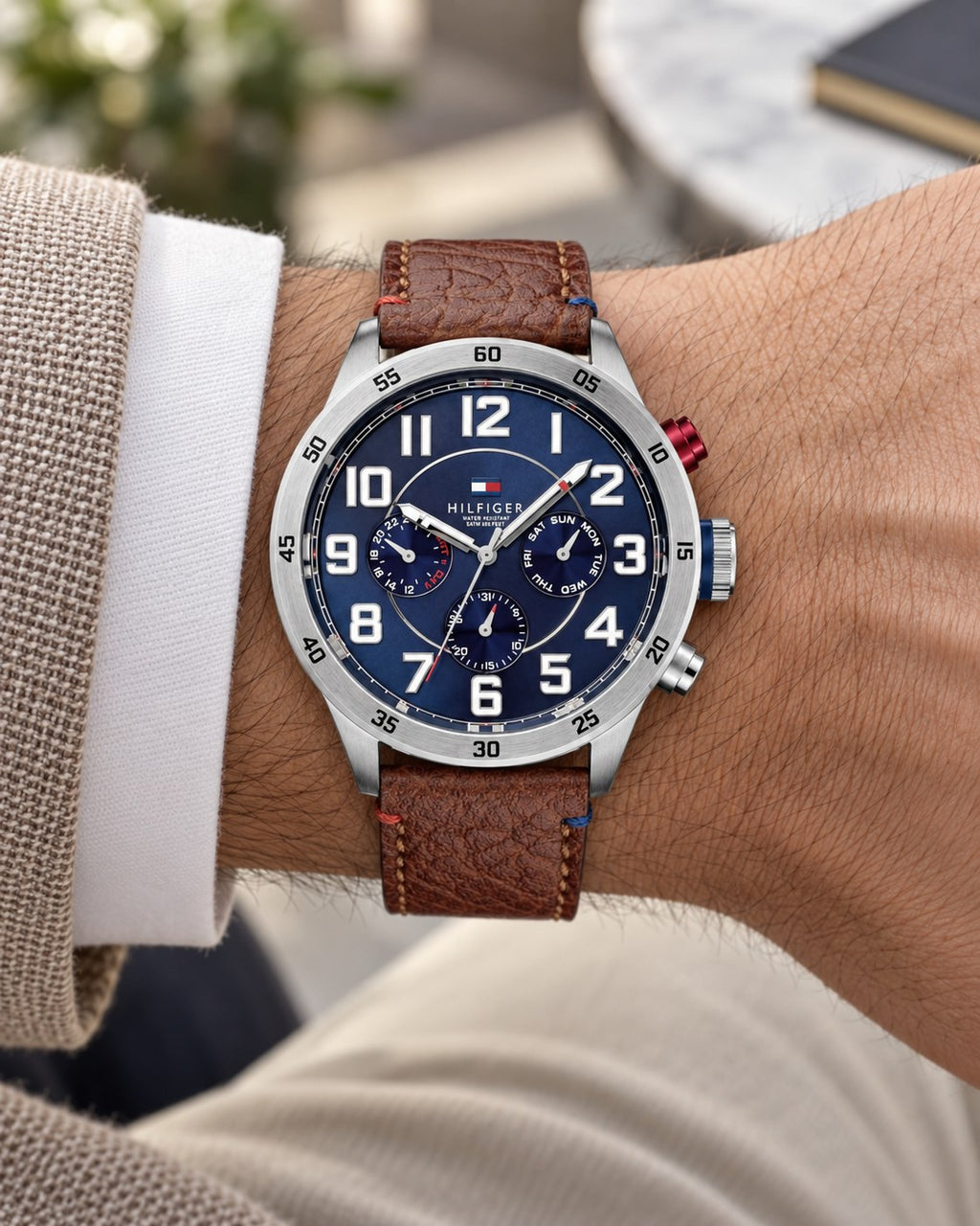 Tommy Hilfiger watch 1791066 worn on wrist