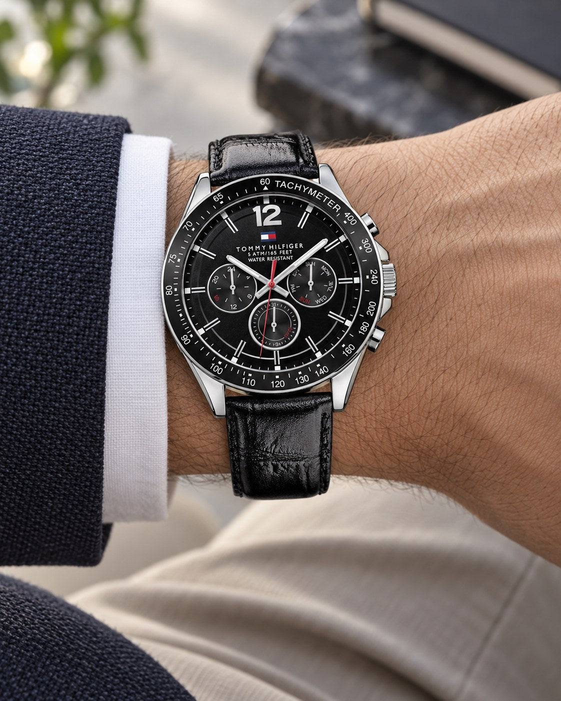 Tommy Hilfiger watch 1791117 worn on wrist