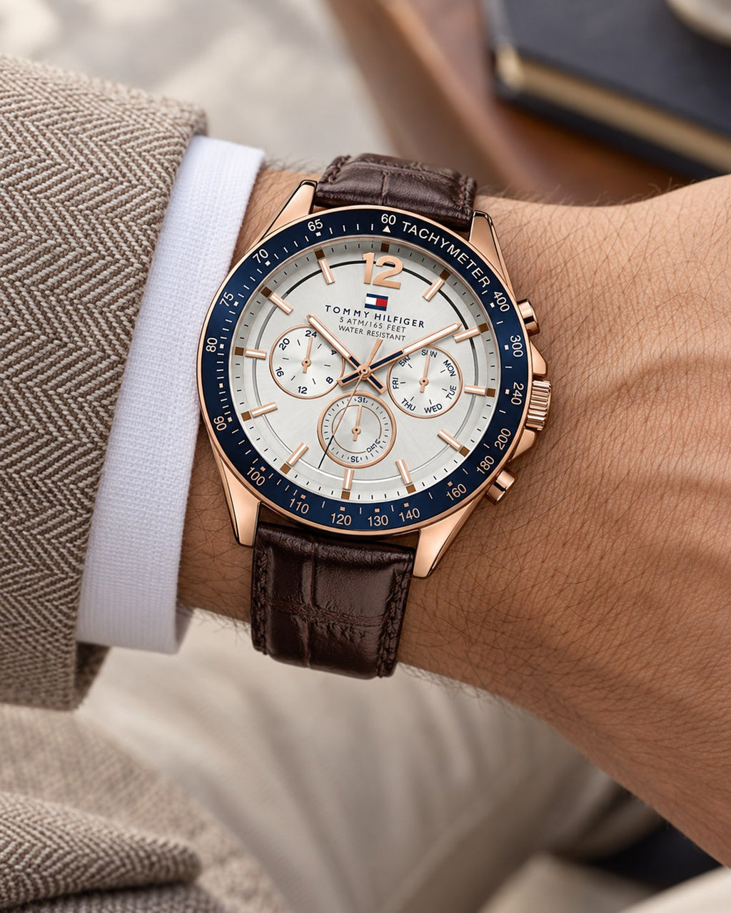 Tommy Hilfiger watch 1791118 worn on wrist