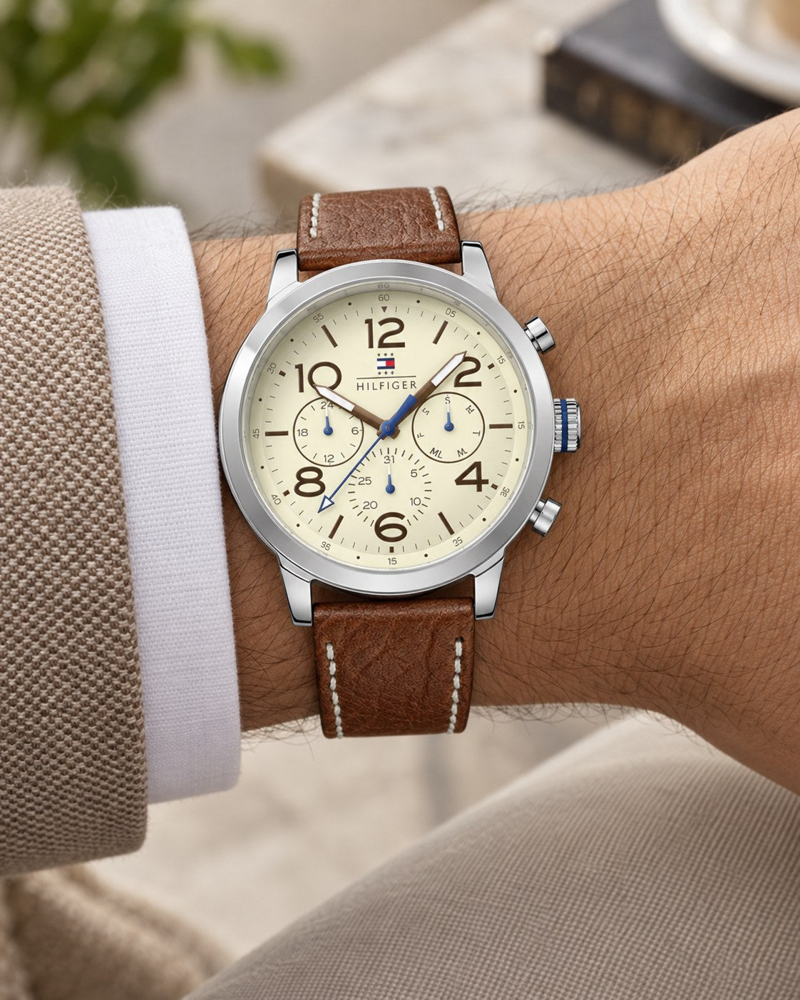 Tommy Hilfiger watch 1791230 worn on wrist