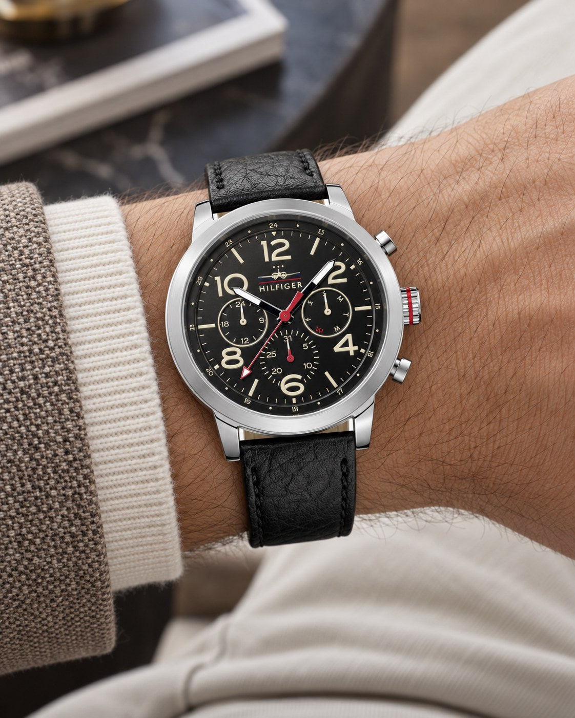 Tommy Hilfiger watch 1791232 worn on wrist