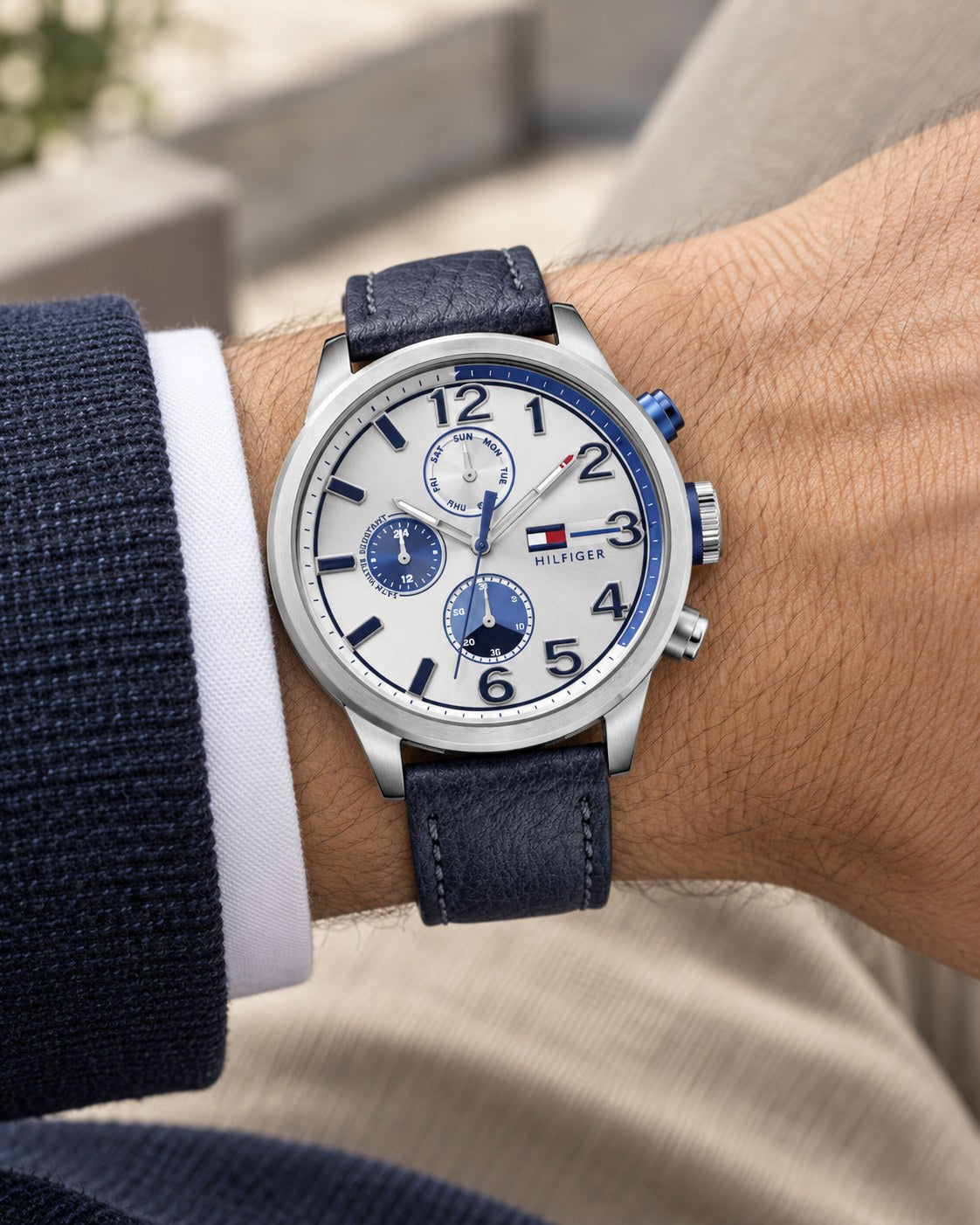Tommy Hilfiger watch 1791240 worn on wrist