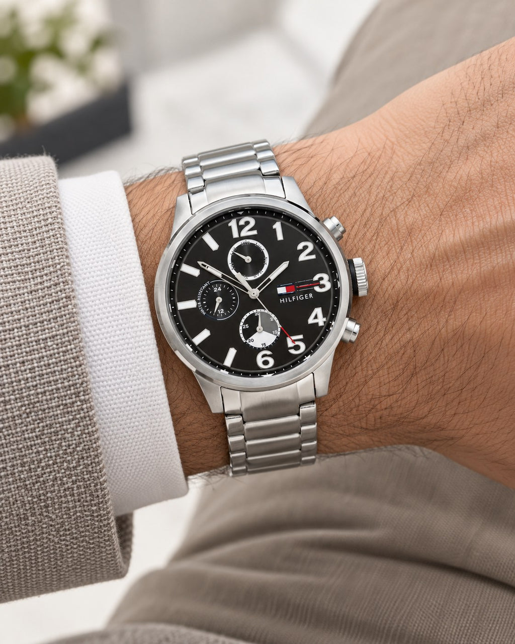 Tommy Hilfiger watch 1791243 worn on wrist