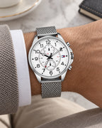 Tommy Hilfiger watch 1791277 worn on wrist