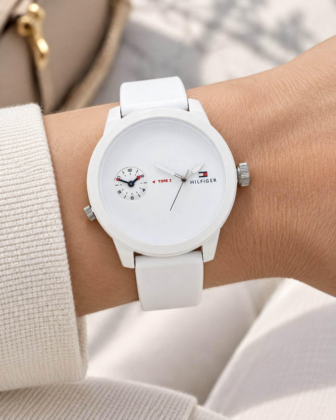Tommy Hilfiger watch 1791324 worn on wrist