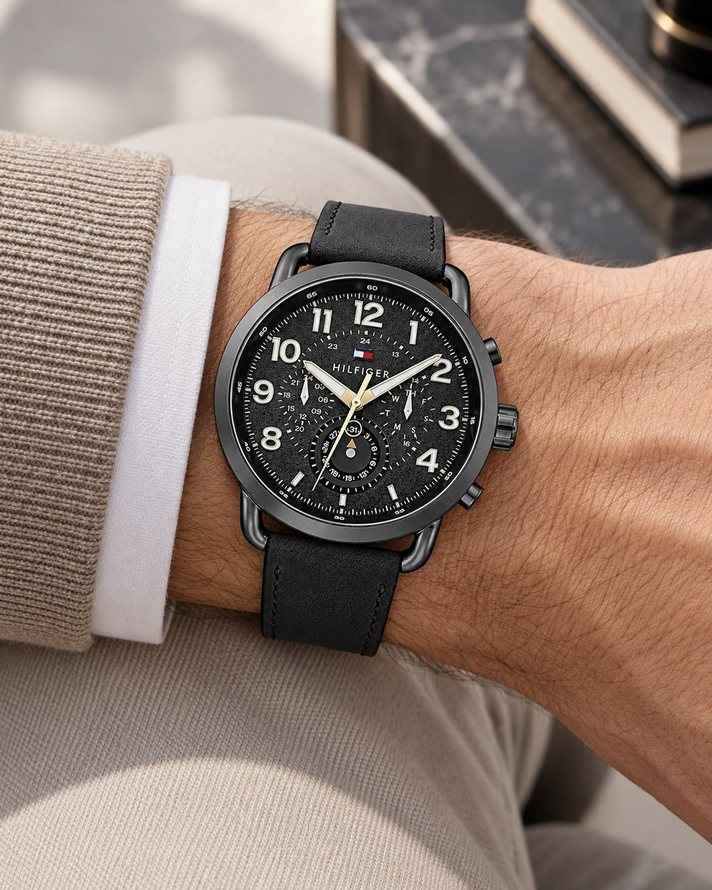 Tommy Hilfiger watch 1791426 worn on wrist