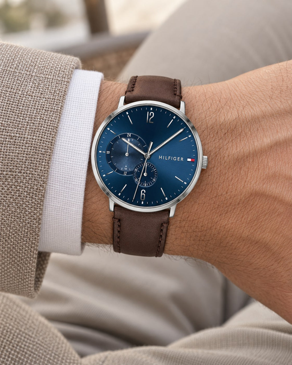 Tommy Hilfiger watch 1791508 worn on wrist