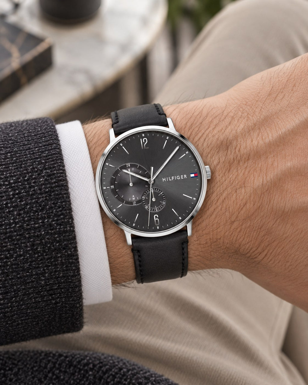 Tommy Hilfiger watch 1791509 worn on wrist