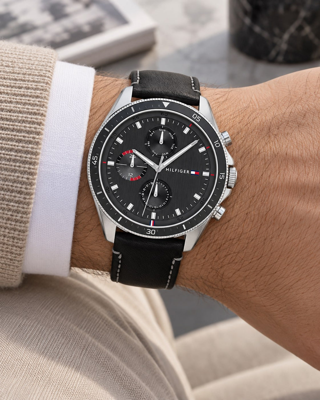 Tommy Hilfiger watch 1791838 worn on wrist