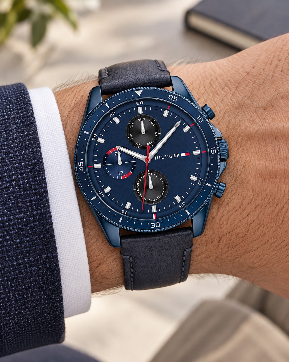 Tommy Hilfiger watch 1791839 worn on wrist
