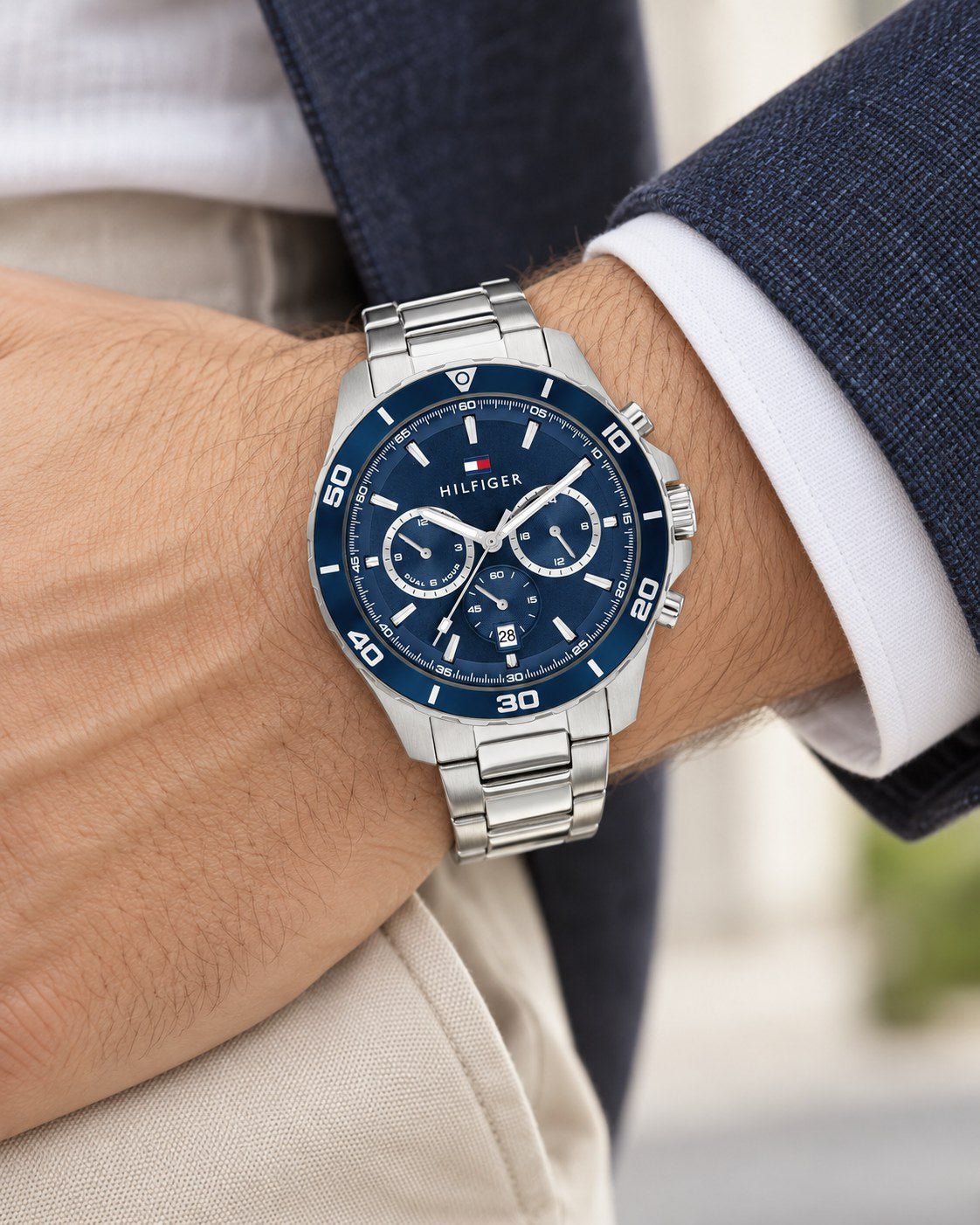 Tommy Hilfiger watch 1792094 worn on wrist