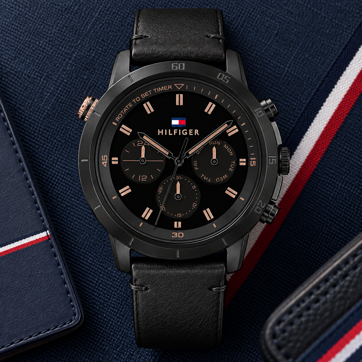 Tommy Hilfiger watch 1792110 – 04 luxury flatlay