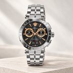 Versace Aion Chronograph Men's Watch – Black 45 mm – VE1D01019 studio product view – VE1D01019