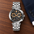 Versace Aion Chronograph Men's Watch – Black 45 mm – VE1D01019 lifestyle view – VE1D01019