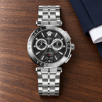 Versace Aion Chronograph Men's Watch – Black 45 mm – VE1D01520 lifestyle view – VE1D01520