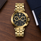 Versace Aion Chronograph Men's Watch – Black 45 mm – VE1D01721 lifestyle view – VE1D01721