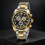 Versace V-Ray Chronograph Men's Watch – Black 44 mm – VE2I00421 dark luxury view – VE2I00421