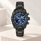 Versace V-Ray Chronograph Men's Watch – Blue 44 mm – VE2I00521 studio product view – VE2I00521