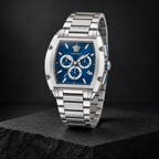 Versace Dominus Chronograph Men's Watch – Blue 42 x 49.5 mm – VE6H00423 dark luxury view – VE6H00423