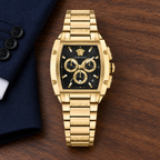 Versace Dominus Chronograph Men's Watch – Black 42 x 49.5 mm – VE6H00523 lifestyle view – VE6H00523
