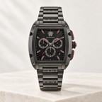 Versace Dominus Chronograph Men's Watch – Black 42 x 49.5 mm – VE6H00623 studio product view – VE6H00623