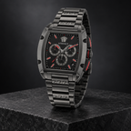 Versace Dominus Chronograph Men's Watch – Black 42 x 49.5 mm – VE6H00623 dark luxury view – VE6H00623