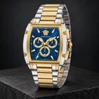 Versace Dominus Chronograph Men's Watch – Blue 42 x 49.5 mm – VE6H00723 dark luxury view – VE6H00723