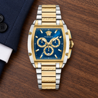 Versace Dominus Chronograph Men's Watch – Blue 42 x 49.5 mm – VE6H00723 lifestyle view – VE6H00723
