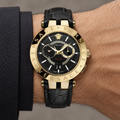 Versace V-Race Men's Watch – Black 46 mm – VEBV00119 on wrist – VEBV00119